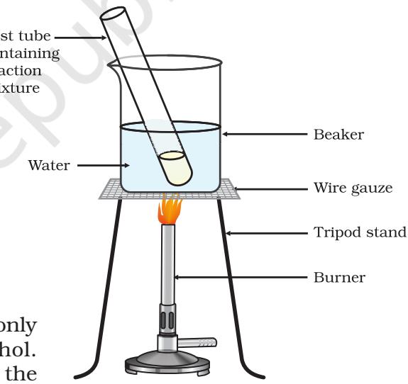 Figure 4.11 Formation of ester