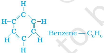 Figure 4.10 Structure of benzene